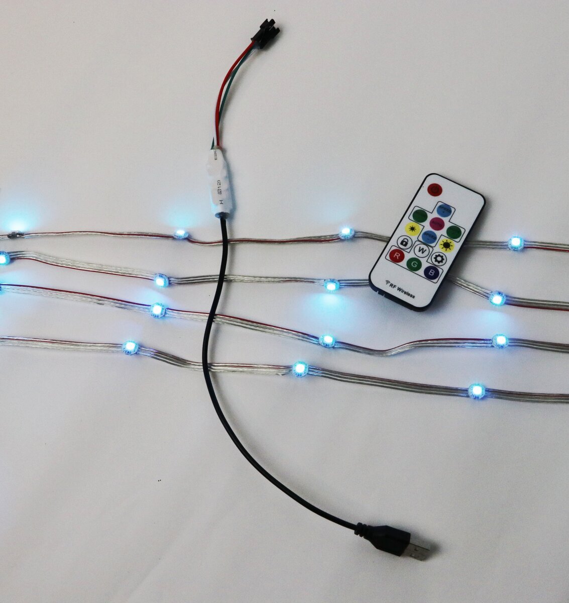 LED clothes style examples