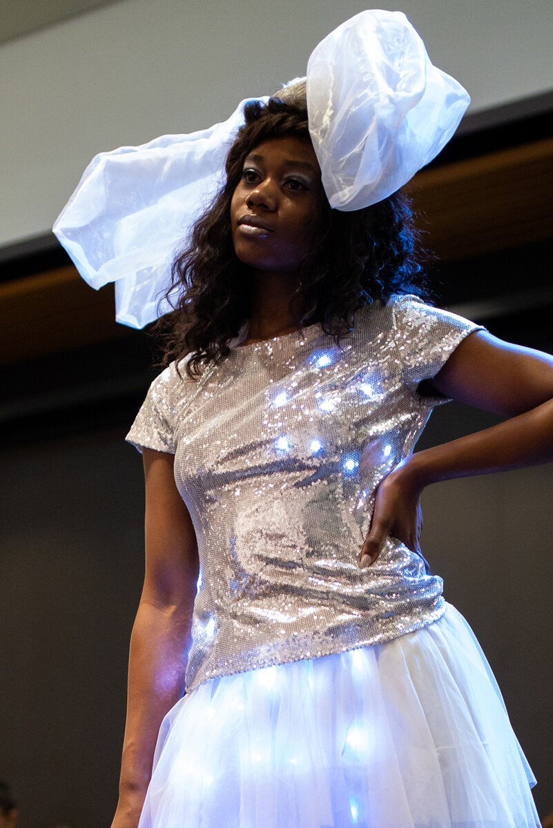 Lumiere Atelier Sequin Top