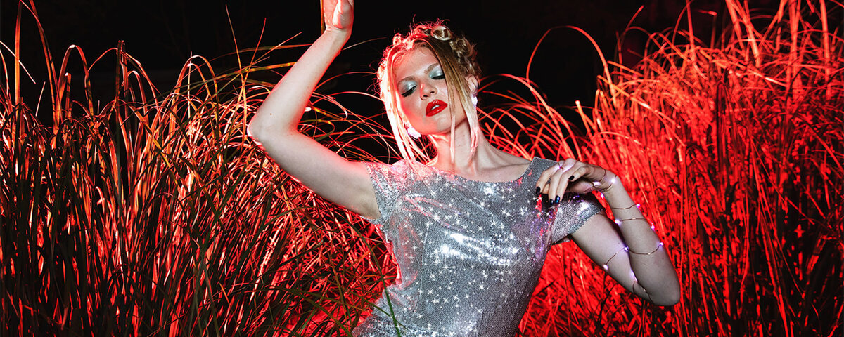 Lumiere Atelier Sequin Top