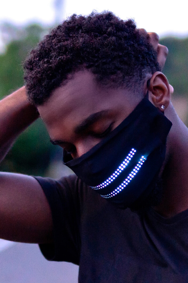 Tech Warning Face Mask, alternate product view